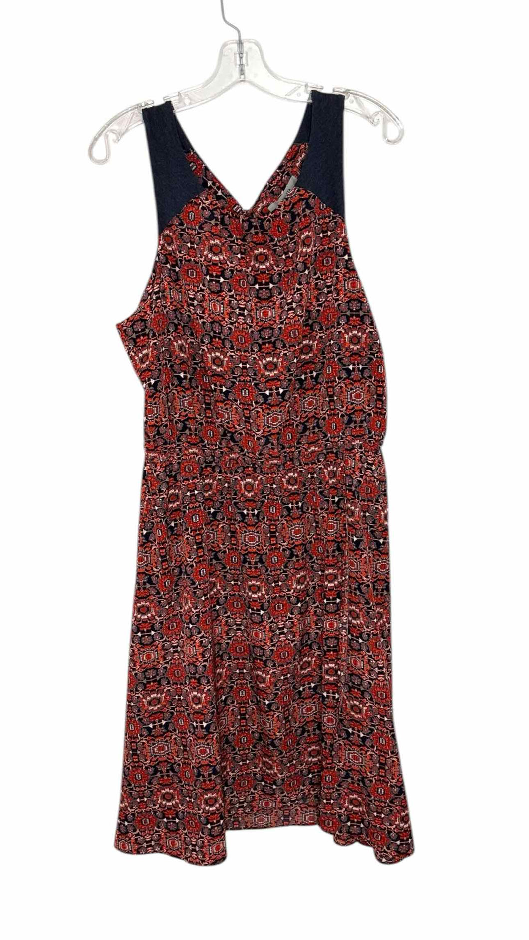 athleta shirt dress Athleta Size Large Red Print Pre-Owned Dress- Ladies – Zippy Chicks