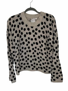 Madewell Size X- Small Grey Print Pre-Owned Sweater- Ladies