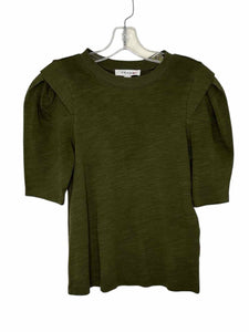 Frame Size X- Small Army Green Pre-Owned Top- Ladies