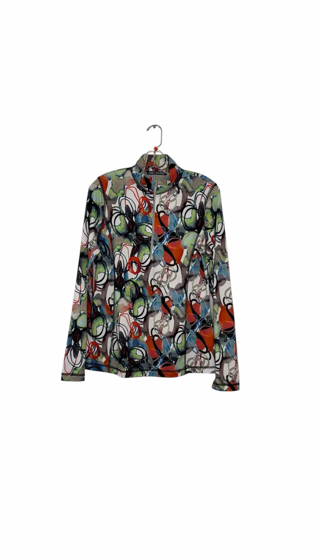 Sno Skins Size Large Multi Pre-Owned Pullover- Ladies