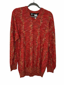 Size L Orange Pre-Owned Sweater- Mens