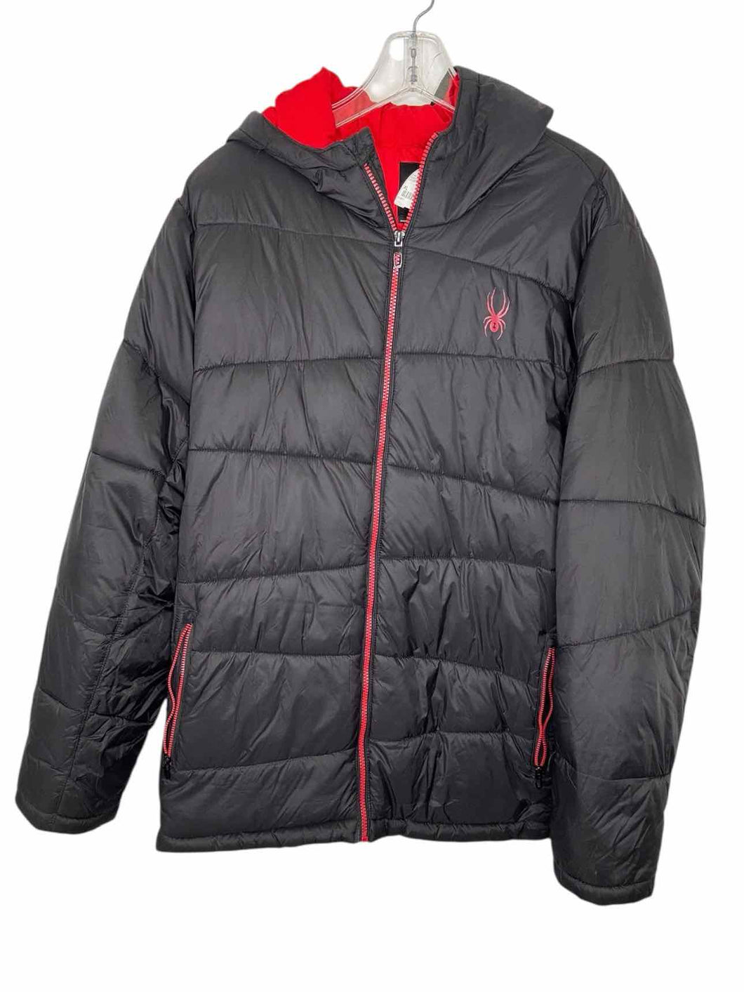 Spyder Size XL Black Pre-Owned Jacket- Mens