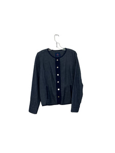 Isaac Mizrahi Size Medium Blue Blazer/Indoor Jacket- Ladies