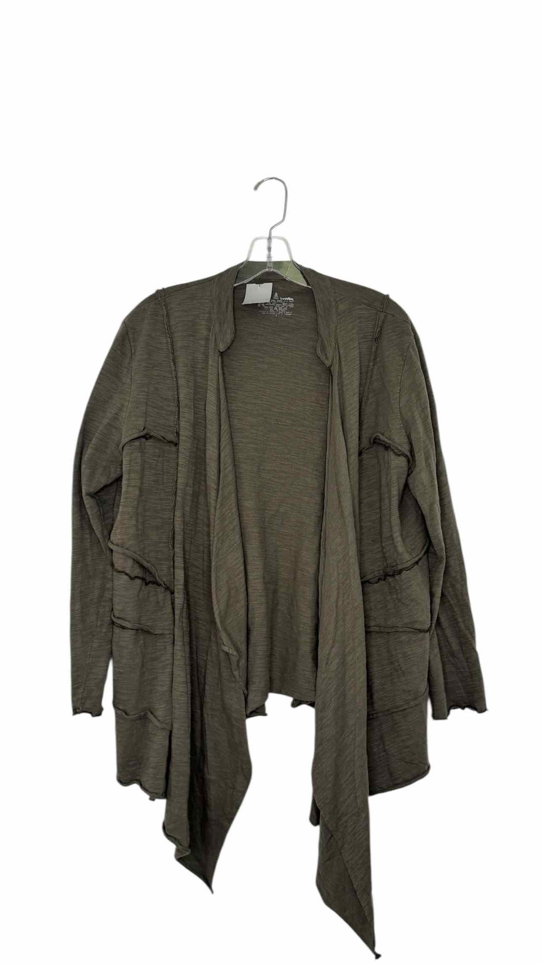 Neon Buddha Size Large Olive Pre-Owned Blazer/Indoor Jacket- Ladies