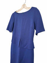Load image into Gallery viewer, St John Size 6 Navy Pre-Owned Dress- Ladies
