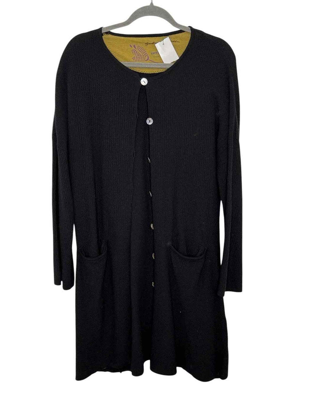 Gudrun Sjoden Size Medium Black Pre-Owned Blazer/Indoor Jacket- Ladies