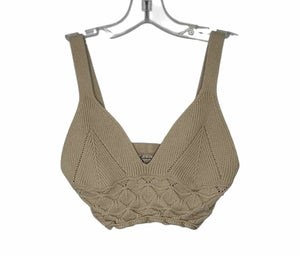 Free People Size X- Small Beige Pre-Owned Tank Top- Ladies