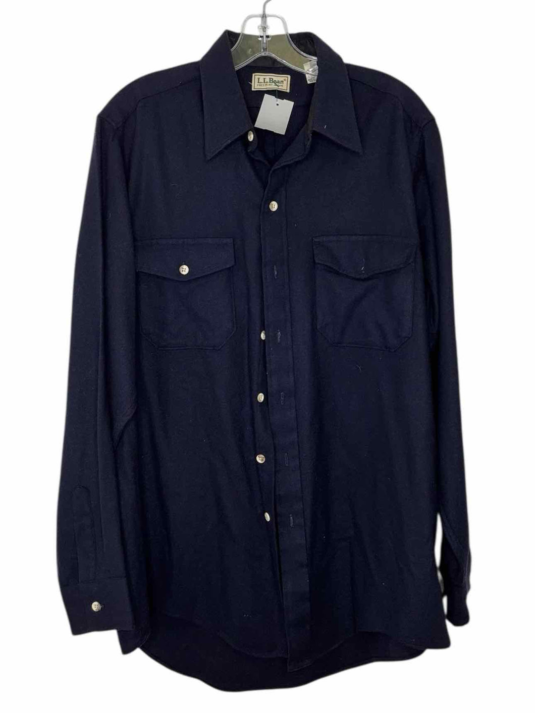 LL Bean Size L Navy Pre-Owned Shirt- Mens