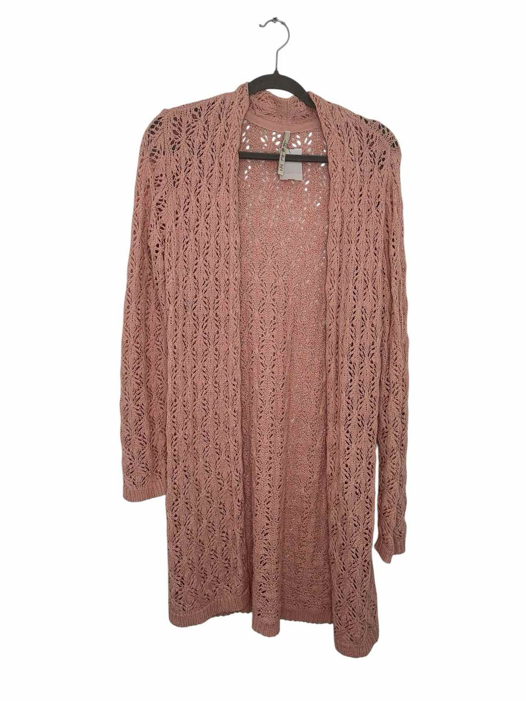 Leo & Nicole Size Medium Pink Pre-Owned Sweater- Ladies