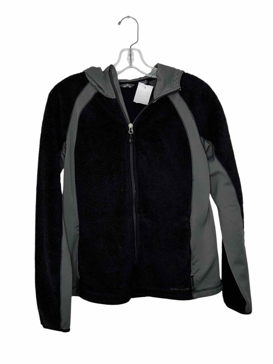 Eddie Bauer Size Medium Black Pre-Owned Fleece- Ladies