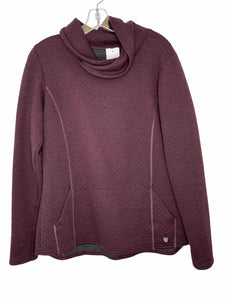 Kuhl Size Large Burgundy Pre-Owned Sweater- Ladies