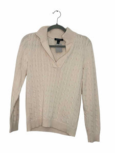 Lauren Ralph Lauren Size Large Ivory Pre-Owned Sweater- Ladies