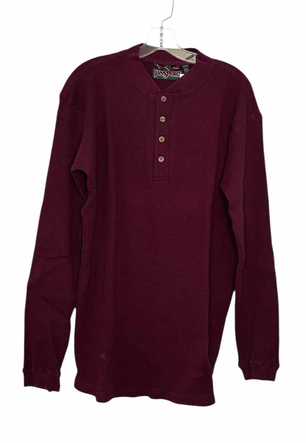 Jansport Size L Burgundy Pre-Owned Tops- Mens