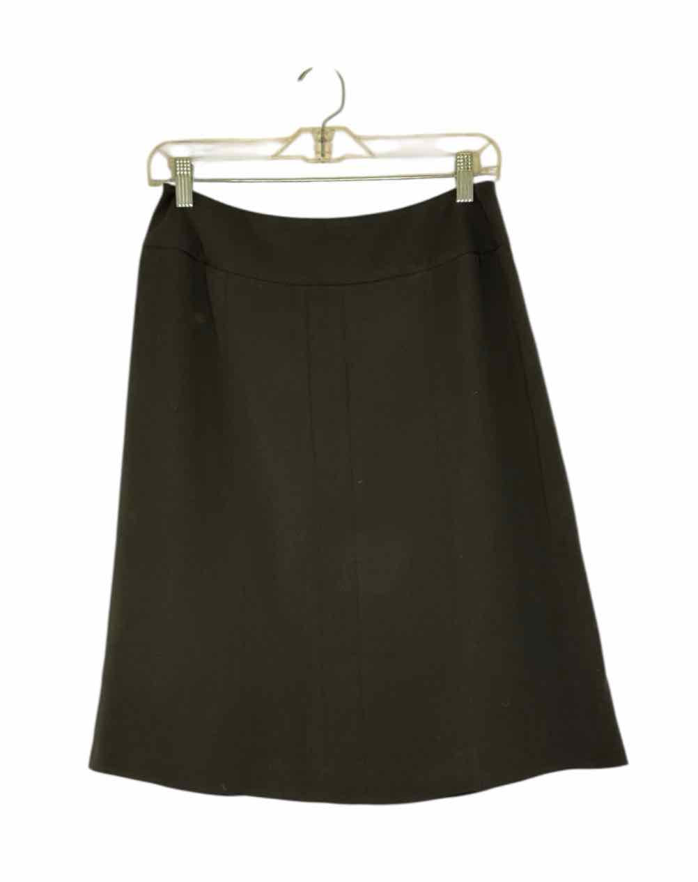 Harve Benard Size 8 Black Pre-Owned Skirt- Ladies