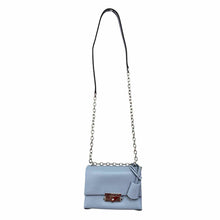 Load image into Gallery viewer, Michael Kors Size Small Blue Grey Shoulder Bag Pre-Owned Purse- Ladies
