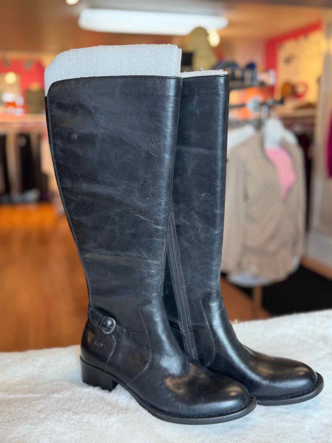 Born Size 7.5 Black Footwear- NWOB Boots- Ladies