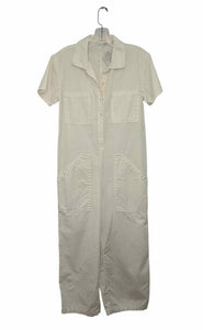 LACAUSA Size X- Small Cream Pre-Owned Jumpsuit- Ladies