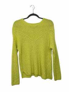 Rachel Zoe Size Small Lime Green Pre-Owned Sweater- Ladies