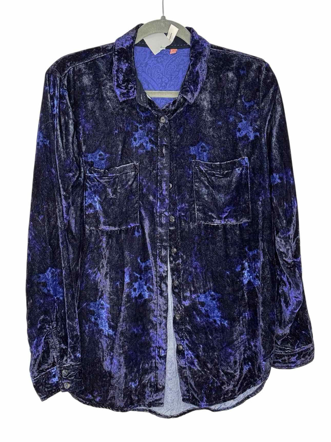 Pilcro Size 6 Blue Pre-Owned Shirt- Ladies