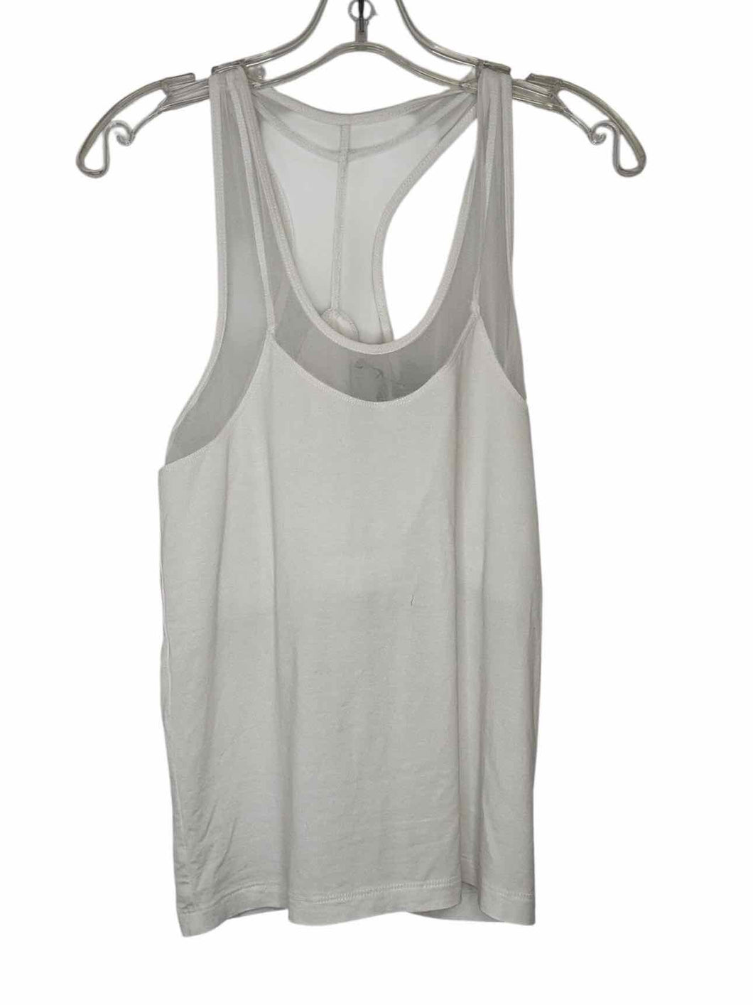 Anatomie Size Medium White Pre-Owned Tank Top- Ladies