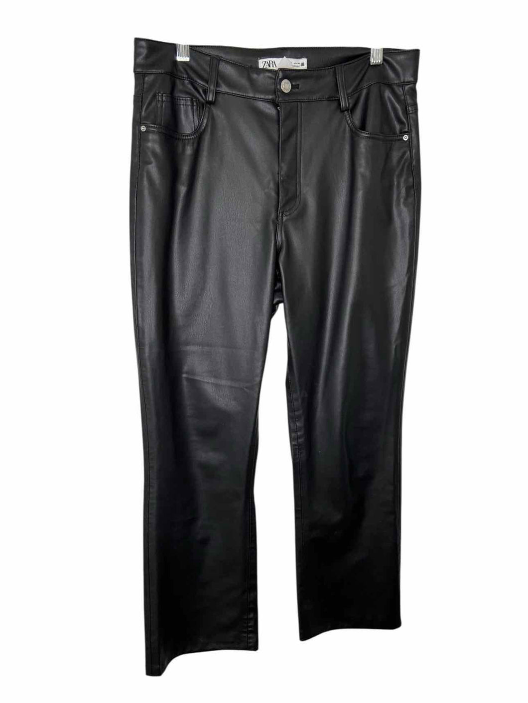 Zara Size 8 Black Pre-Owned Pants- Ladies