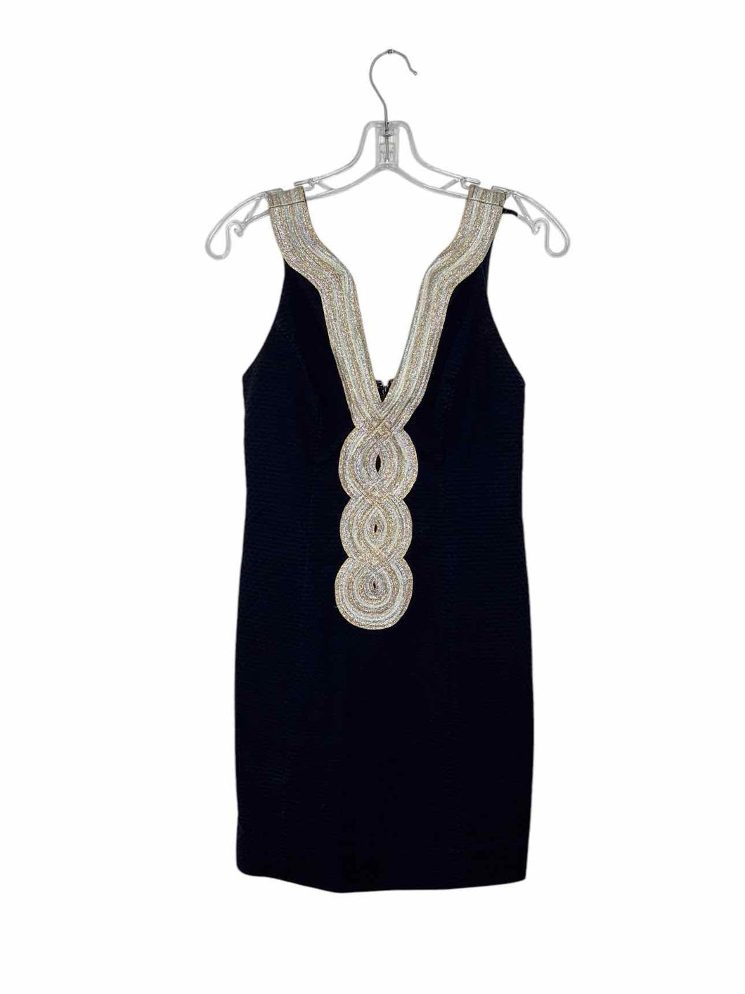 Lilly Pulitzer Size 0 Navy Pre-Owned Dress- Ladies