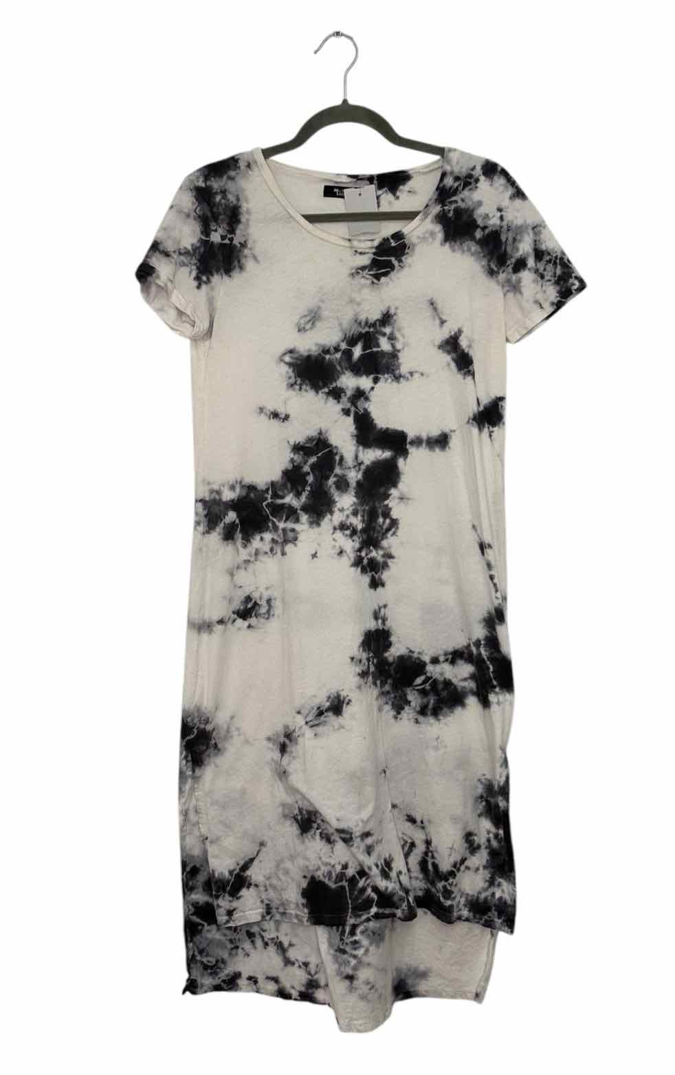 Michael Lauren Size X- Small White Print Pre-Owned Dress- Ladies
