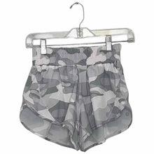 Load image into Gallery viewer, Lululemon Size 4 Grey Print Pre-Owned Shorts- Ladies
