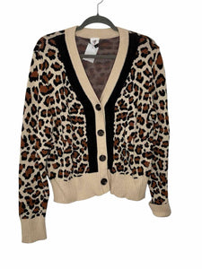 Cabi Size Medium Animal Print Pre-Owned Sweater- Ladies