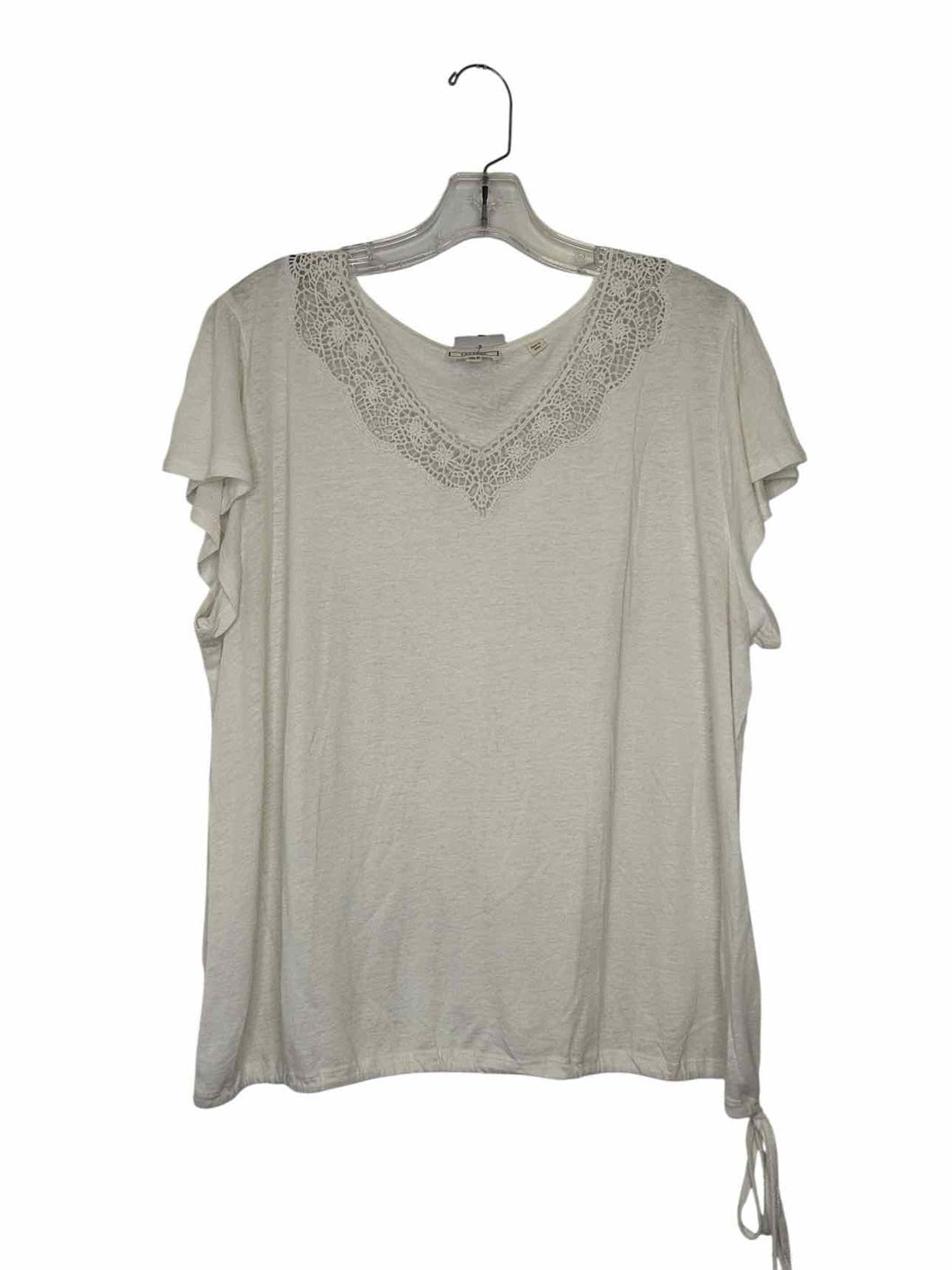 Fat Face Size 14 Ivory Pre-Owned Top- Ladies