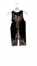 Load image into Gallery viewer, Clover Canyon Size Small Black Floral Pre-Owned Tank Top- Ladies
