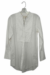 Nili Lotan Size Small White Pre-Owned Shirt- Ladies