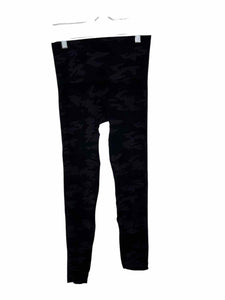 Spanx Size Small Black Print Pre-Owned Leggings- Ladies