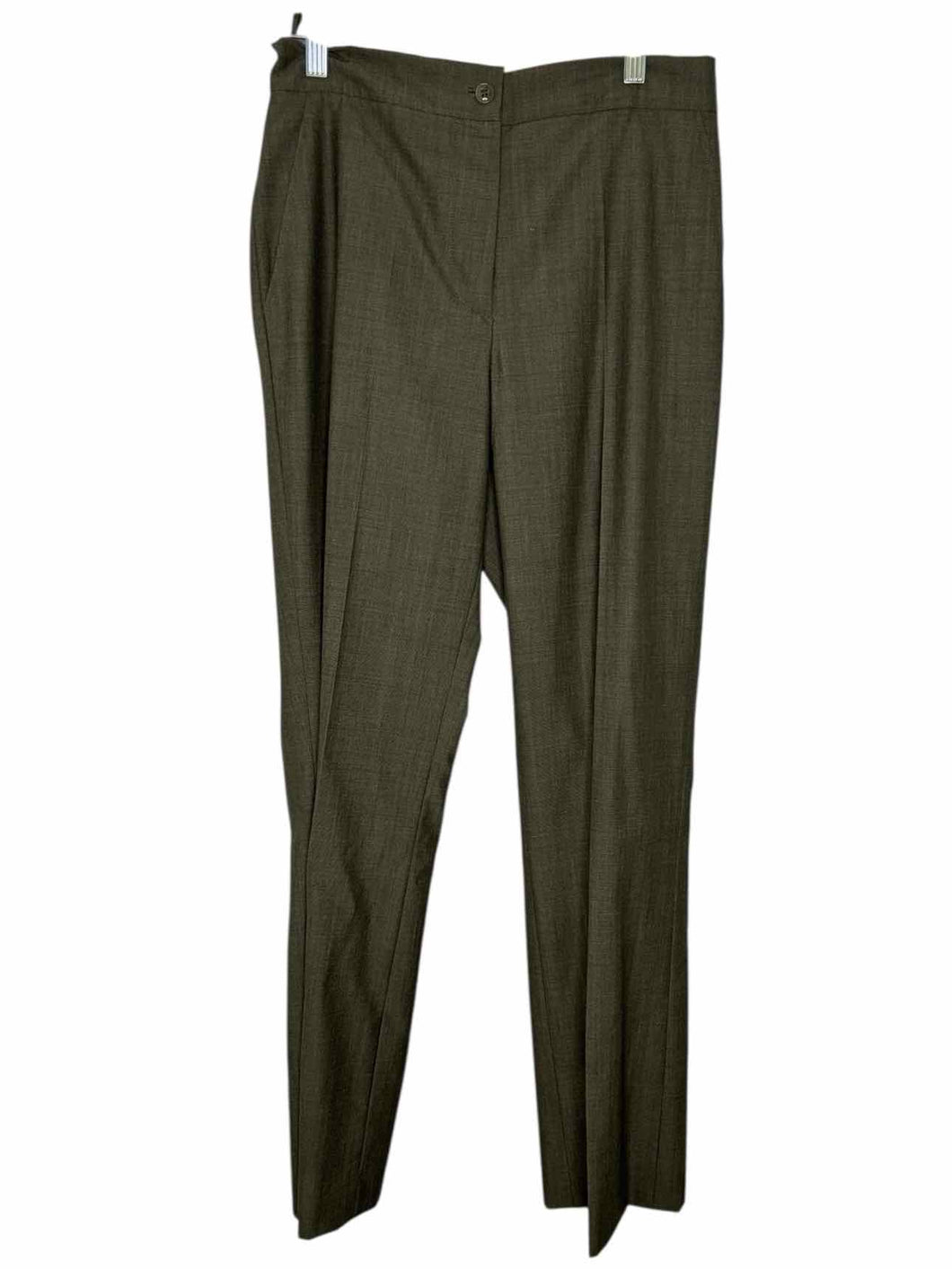 Luciano Barbera Size 8 Green Pre-Owned Pants- Ladies