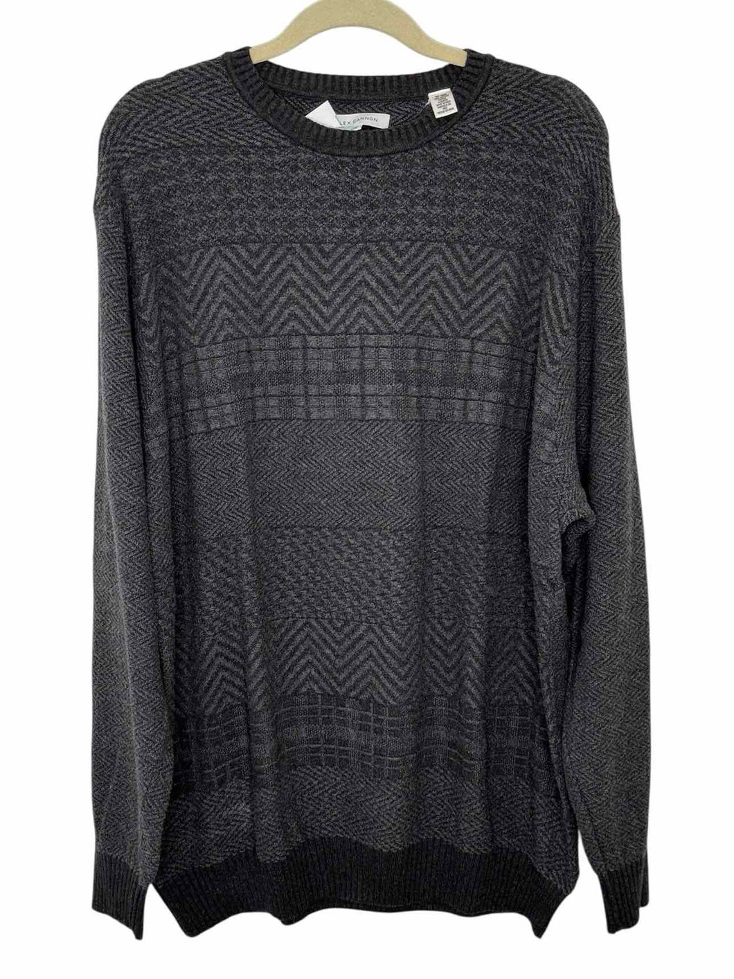 Size XL Grey Pre-Owned Sweater- Mens