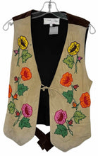 Load image into Gallery viewer, TP Saddle Blanket Size Large Tan Pre-Owned Vest- Ladies
