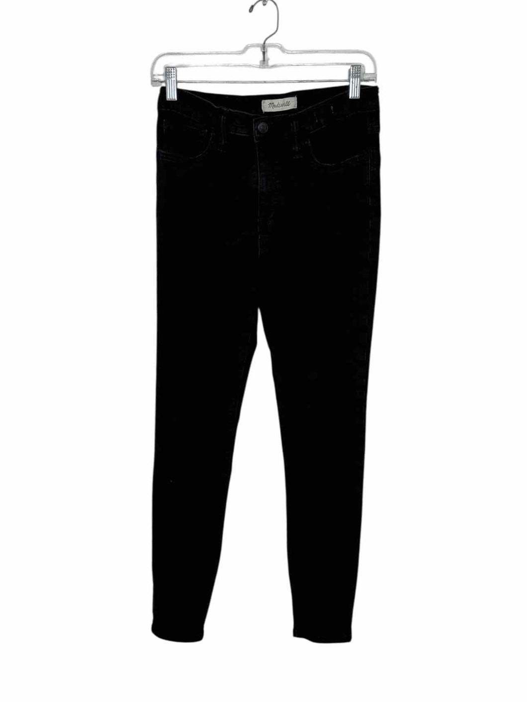 Madewell Size 27 Black Denim Pre-Owned Jeans- Ladies