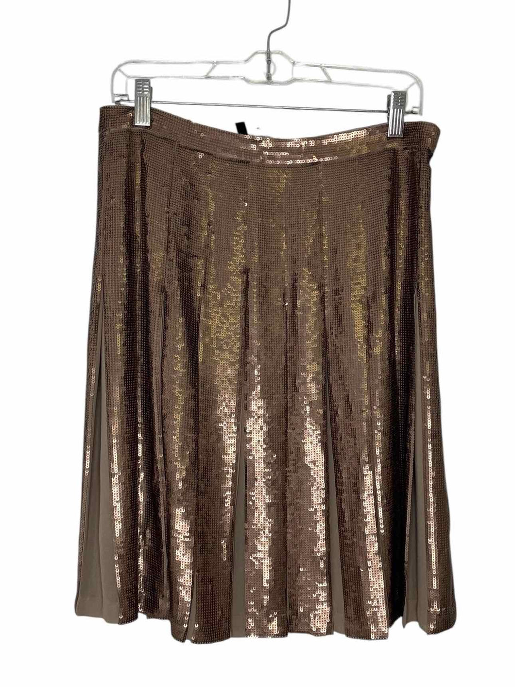 BCBG Size Medium Tan Pre-Owned Skirt- Ladies