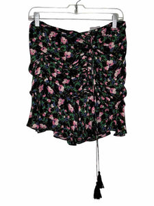 Veronica Beard Size 2 Black Floral Pre-Owned Skirt- Ladies