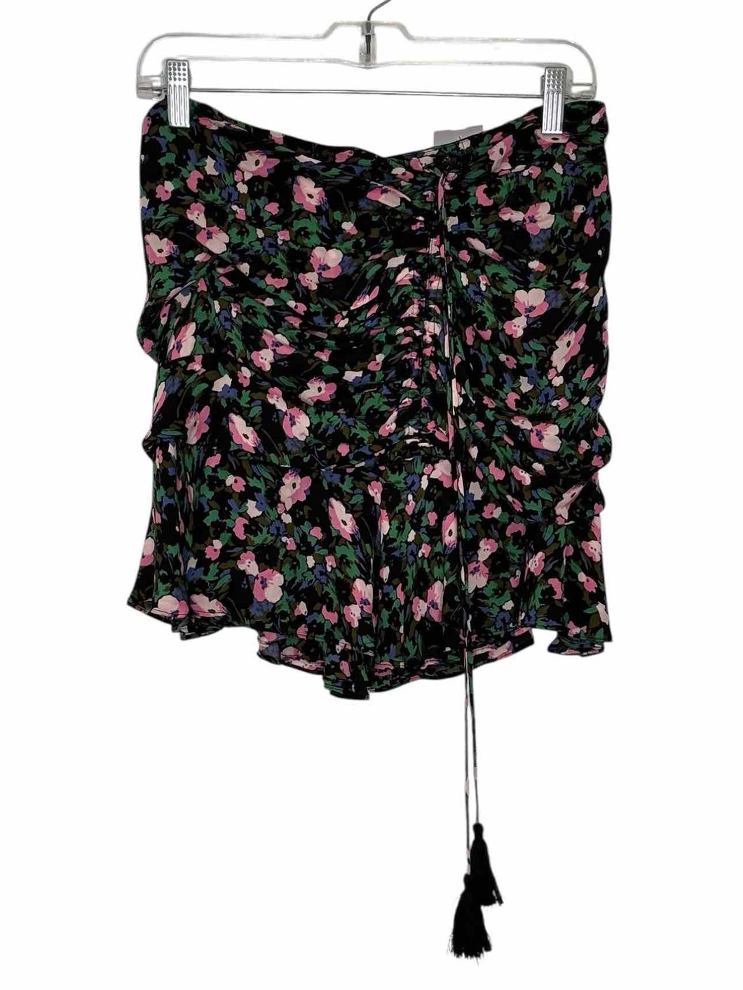 Veronica Beard Size 2 Black Floral Pre-Owned Skirt- Ladies