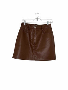 Wilfred Size 10 Caramel Pre-Owned Skirt- Ladies