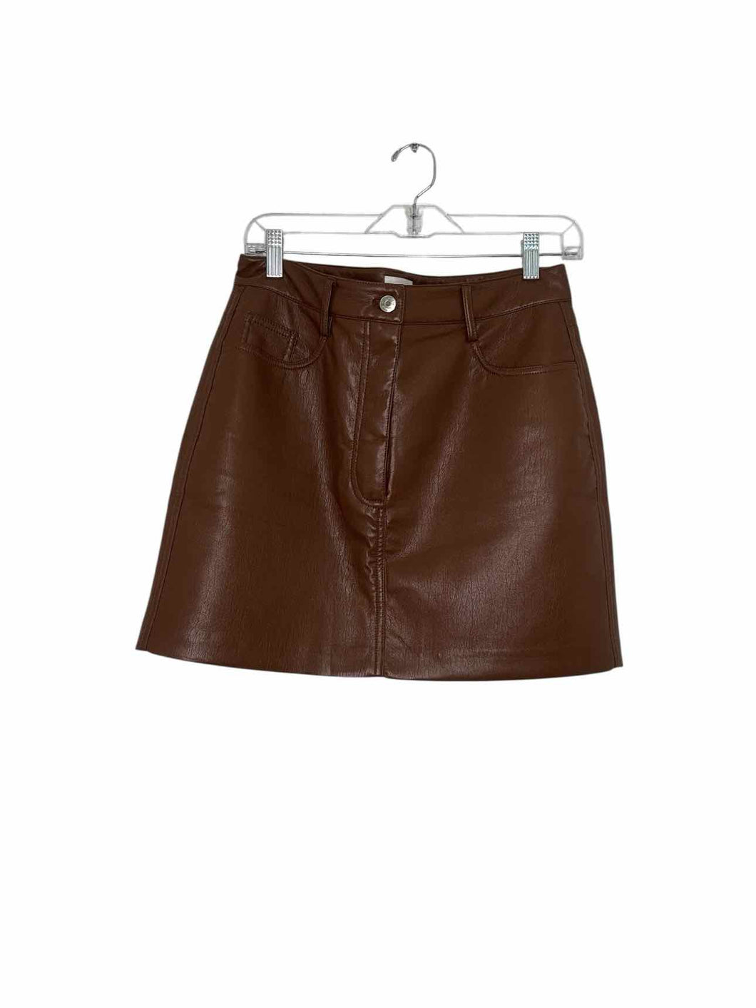 Wilfred Size 10 Caramel Pre-Owned Skirt- Ladies