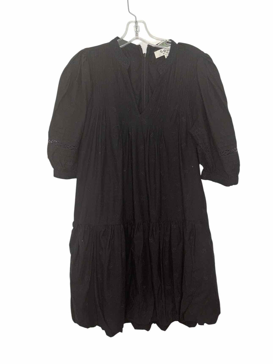 Sea NY Size X- Small Black Pre-Owned Dress- Ladies