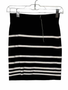 Rag & Bone Size Small Navy Stripe Pre-Owned Skirt- Ladies