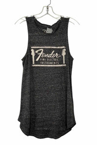 Lucky Brand Size Small Grey Pre-Owned Tank Top- Ladies