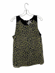 Banana Republic Size Large Blk/Grn Pre-Owned Tank Top- Ladies