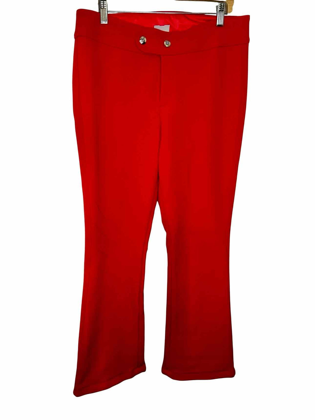 Bogner Size 10 Red Pre-Owned Pants- Ladies