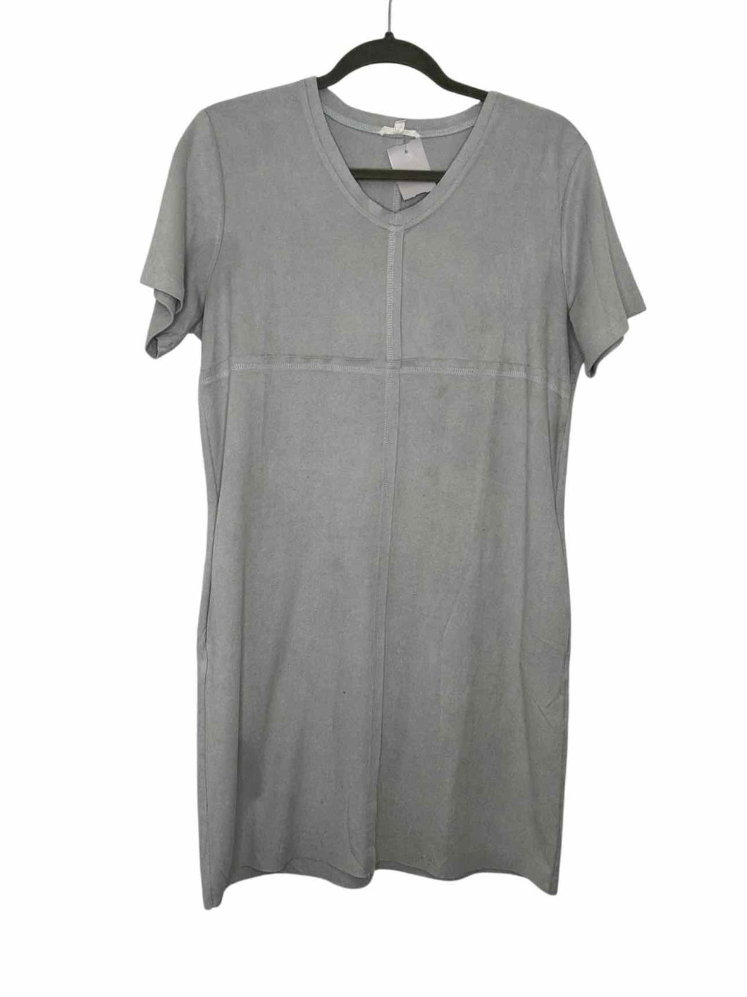 Size Medium Grey Pre-Owned Dress- Ladies