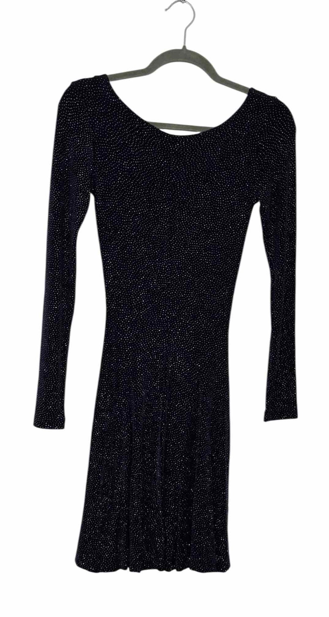 Betsey Johnson Size Small Navy Pre-Owned Dress- Ladies