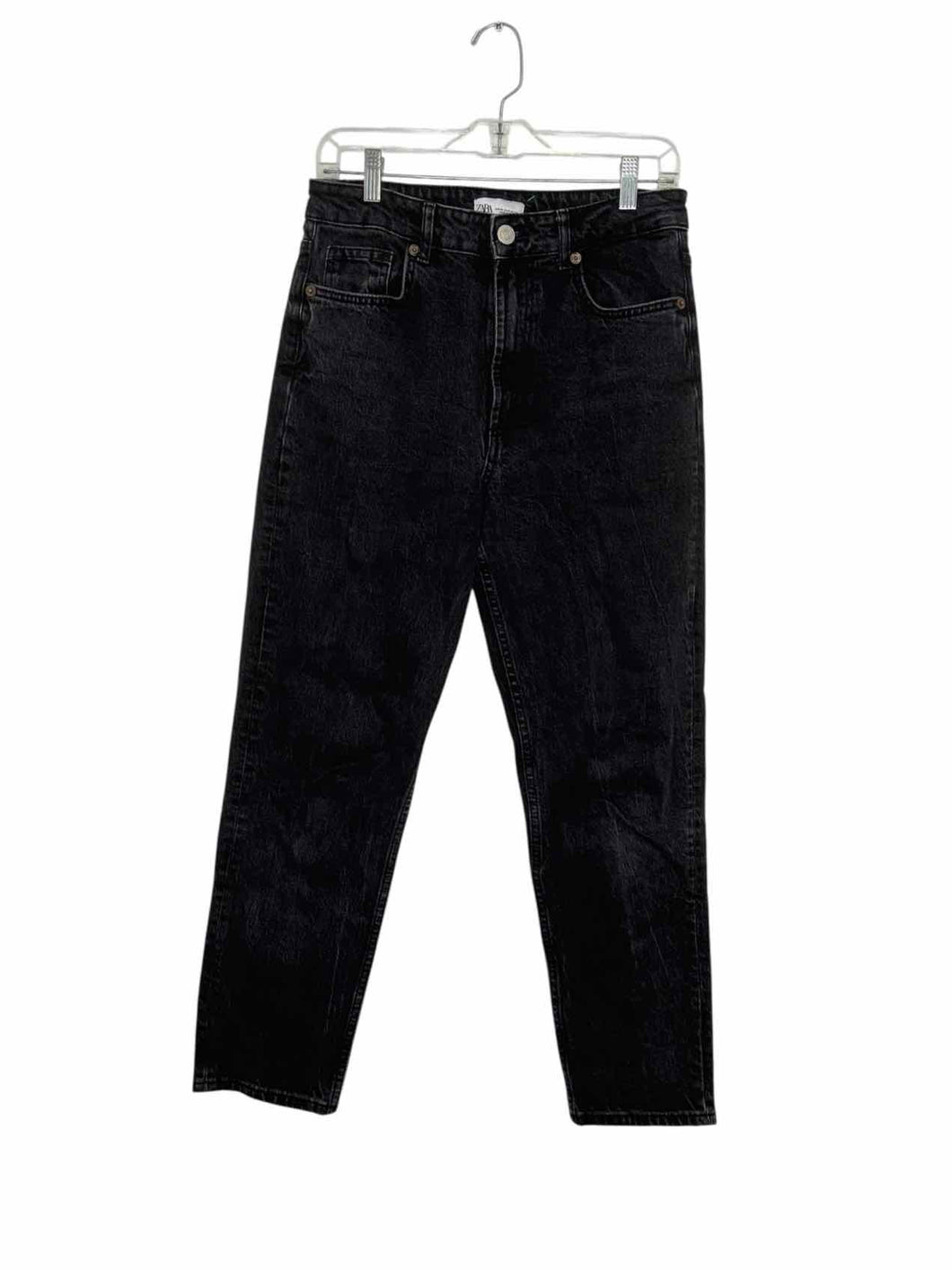 Zara Size 8 Black Pre-Owned Jeans- Ladies